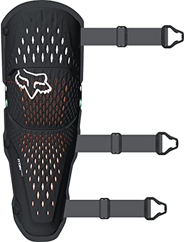 Fox Racing - Rodillera Titan Pro D3O XXL CE – Rodillera de Motocross D3O – Amortiguación de articulaciones, ventilada, Estable, Protectores, Motocross, Negro, 2X