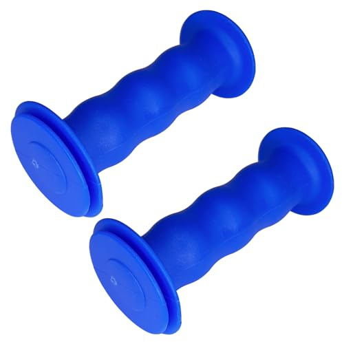 cyclingcolors Manopole impugnature Bici 85mm Manubrio 19mm MTB Vintage Bambino Antiscivolo Bicicletta, Blu