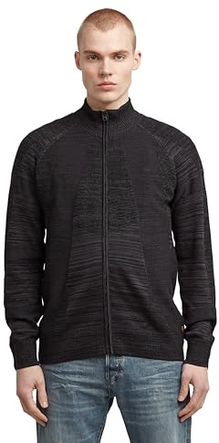 8719965012981 3D Biker hel dragkedja stickad, Flerfärgad (Dk Black/Asfalt D26778-c259-7242), XL