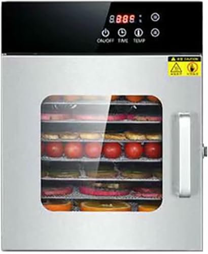 400W Food Dehydrator, Food Dryer with Temperature Control, 24 Hour Timer, 6 10 Layers Stainless Steel Tray, Fruit, Mushroom Dehydrator, Food Dryer,8Th Floor