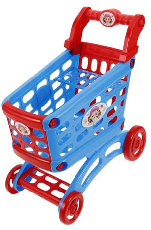 Generic Shopping Cart for Empty Handcart for Pretend Doll Supermarket Trolley Enhances Motor Skills Creativity for Fruits Small Storage