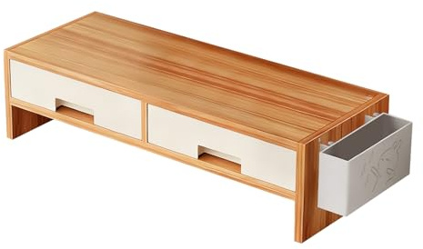 Renchey Support Surélevé pour Moniteur d'Ordinateur - Extendeur De Support Organisateur Solide,Supports pour Moniteur D'Ordinateur | pour Famille Amis Maison Intérieur Étude Chambre Salle Bureau