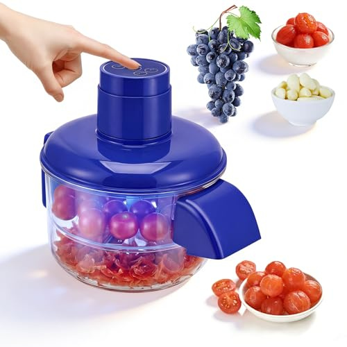 Electric Grape Peeling Machine, Automatic Small Fruit Peeler Tool for Grapes, Garlic, Tomatoes & More, USB Rechargeable Multi-Function Fruit Tool for Home & Commercial Use