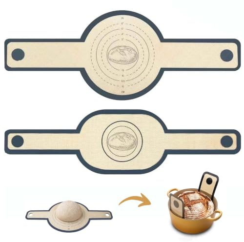 2 Unidades Alfombrillas de Silicona para HORNO HOLANDÉS de Pan para Horno