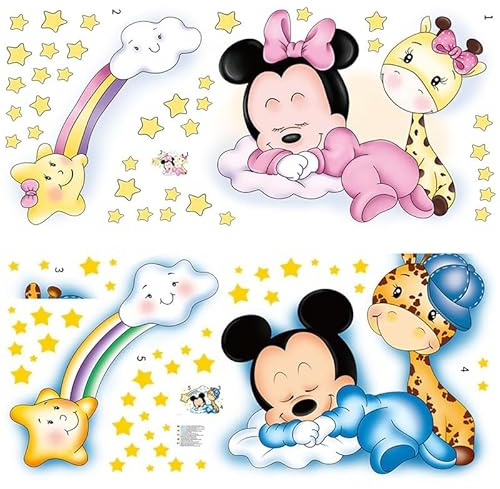 Kibi Wandtattoo Wandaufkleber Wandsticker Kinderzimmer Aufkleber Wanddeko Wandtattoos