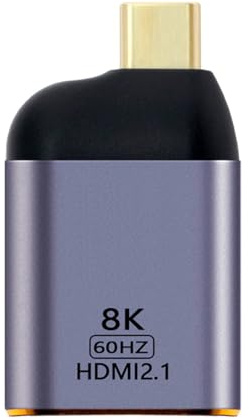 NFHK Adaptateur USB 4 USB-C Type-C vers HDMI 2.0 femelle 8K 60 Hz UHD 4K HDMI mâle