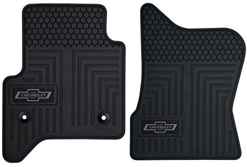 Plasticolor 001795R01 Chevrolet Silverado Custom Factory Fit Front Vehicle Floor Mats Model Years 2014-2018 … Black