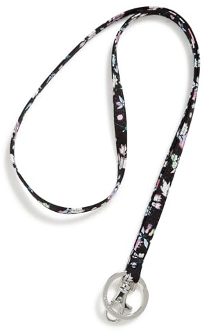 Vera Bradley Women's Cotton Lanyard, Botanical Ditsy, One Size