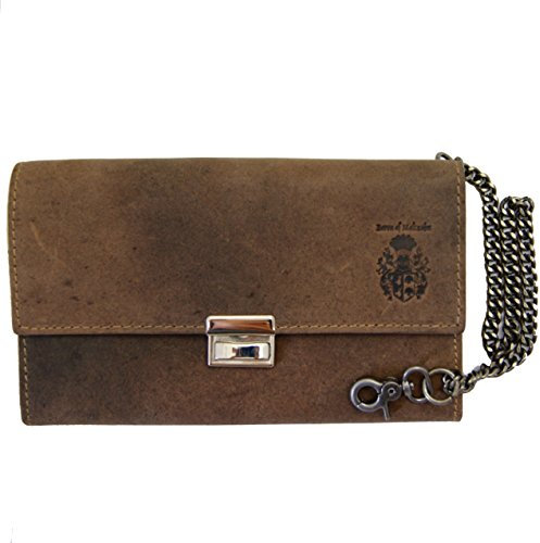 Baron of Maltzahn Kellnerbörse Kellnerportemonnaie Trump mit Kette aus Leder