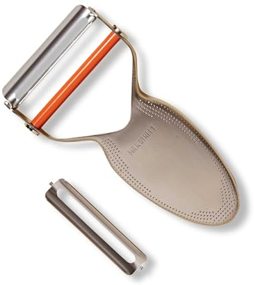 Milk Street Precision Peeler – Stainless Steel Vegetable Peeler with Replaceable Blades, Durable & Dishwasher Safe Potato Peeler for Effortless Veggie Prep