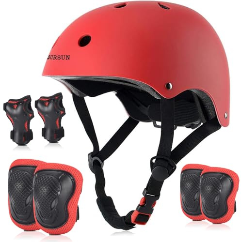 BURSUN Kinder Fahrradhelm Kinderhelm Skaterhelm für Alter 2-16 Jahre Jungen Mädchen, Kinderhelm für Fahrrad Roller Skateboard Scooter Roller Skating