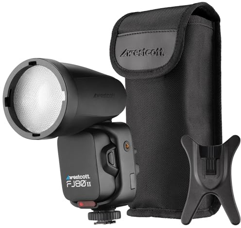 Westcott FJ80 II Touchscreen 80Ws Speedlight - TTL and Manual for On-Camera & Off-Camera Flash (Compatible with Sony)