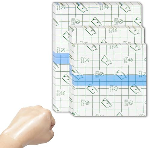 28 Pièces Transparent Adhésif Médical Bandage,3 types Bandage Imperméable,Imperméable Tatouées Bandage,Pansement Tatouage Waterproof pour Sport Natation Douche Protéger Tatouage Blessures
