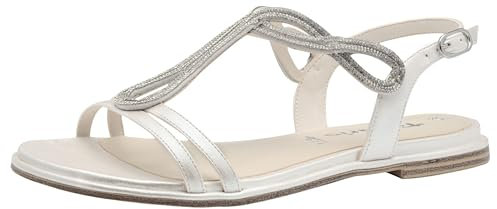 Tamaris Sandalette Damen Vegan Bequem weiß,EU 39