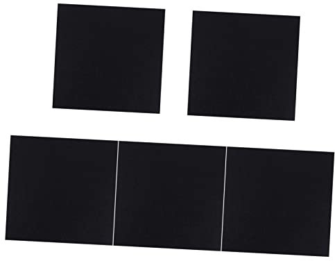 Toyvian 5pièces Panneaux Acoustiques Feutre pour Maison Isolants pour Salles de Musique et Karaoké