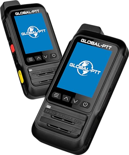 3-Pack PoC Radios Unlimited Range – Rugged IP67 Floating Walkie Talkies 4G LTE Nationwide PTT with Lifetime Free Platform Service Two Way Radio for Work, Security, Construction (3)