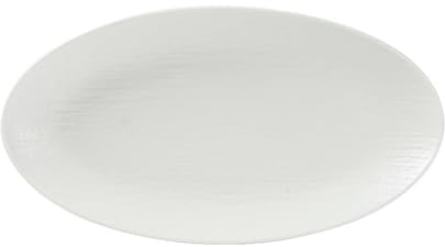 American solid color household simple and exquisite heat-resistant underglaze color scald-proof rice bowl -12-inch fish plate white