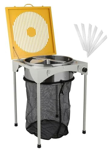 Tagliabordi elettrico per foglie e germogli, tagliabordi elettrico idroponico da 18 pollici a 3 velocità, 60 W, 6 lame, mietitore per rifiniture di fiori, rimuovi erba, tagliabordi per erba tagliata