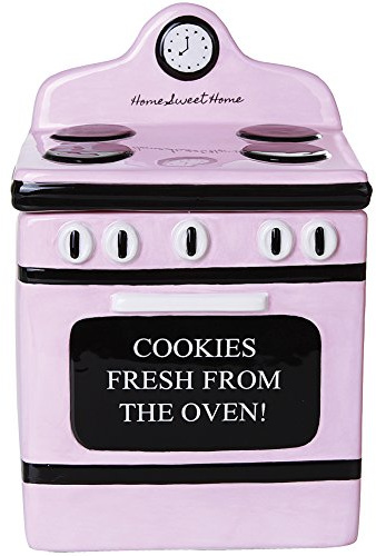 Pacific Giftware Tarro de cerámica para Galletas con Tapa hermética, 8 Pulgadas de Alto