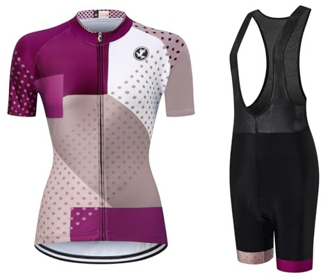 UGLY FROG Radtrikot Anzug Damen Frühling Sport & Freizeit MTB Fahrradbekleidung Kurzarm Hemd Polyester Radsport Damen Hose Set