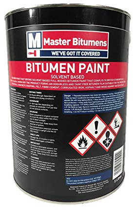 5 Litre Black Bitumen Paint