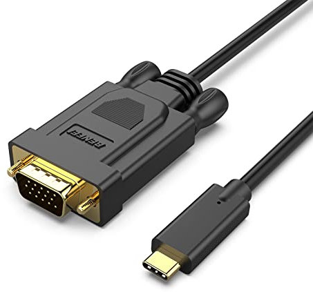 BENFEI Cavo da USB C a VGA da 1,8 metri, cavo USB di tipo C a VGA [compatibile con Thunderbolt 3/4] con iPhone serie 15, MacBook Pro/Air 2023, iPad Pro, iMac, S23, XPS 17, Surface Book 3 e altri
