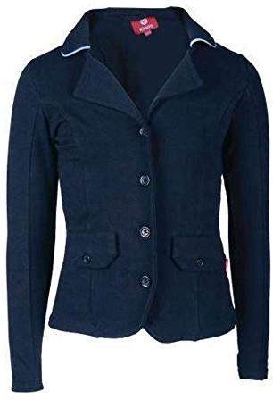 Horka Chaqueta de equitación para niña, color azul oscuro, talla 164