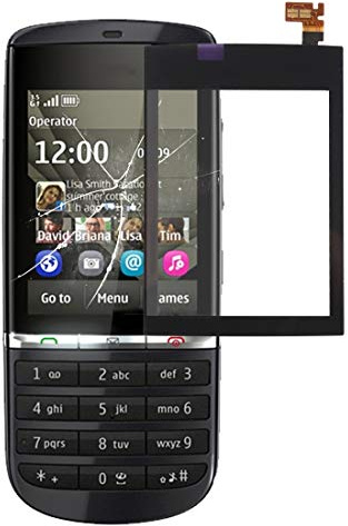 MDYHMC WBF AYSMG Touch Panel for Nokia Asha 300 (schwarz) (Color : Black)