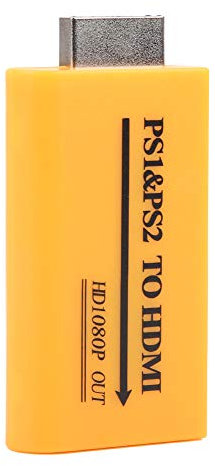 Carnaval de la Saint-Valentin Convertisseur Adaptateur Sortie Composite PS1 / PS2 vers HDMI Convertisseur, Adaptateur vidéo HDMI, Économie d'énergie Faible consommation d'énergie 7x3.5x1.5cm Té