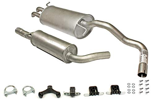 Ferroz Export Ersatz für Mittelschalldämpfer Golf V, VW Golf Plus, 1K1, 1.4, 2.0 2004-2008 Auspuff