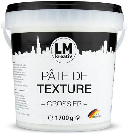 LM Strukturpaste grob 1,7 kg | Texture Paste | Strukturpaste für Acrylmalerei | Strukturpaste Leinwand | Spachtelmasse Acrylmalerei | Impasto | Flächenspachtelmasse