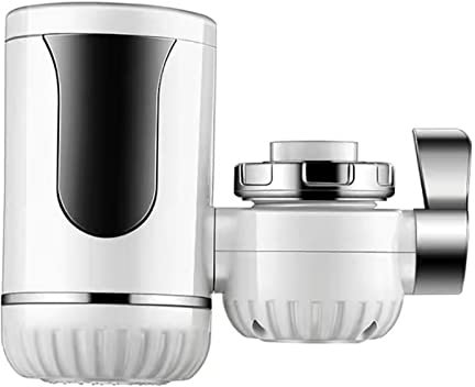 FXNFXLA Robinet De Chauffe-Eau Électrique Instantané sans Réservoir À 50 °, Robinet De Chauffage, Affichage De La Température, Robinet De Cuisine De Salle De Bain, Pas Besoin D'installer