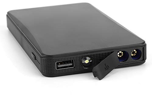 Auto-Starthilfe, Tragbares 12-V-Auto-Starthilfe-Motorbatterieladegerät Power Bank für Benzinmotor 3.0L(Schwarz)
