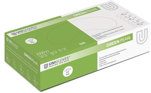 UNIGLOVES Lime Pearl Nitril-Untersuchungshandschuhe