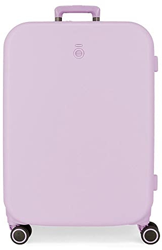 Enso Annie Valigia media Viola 48x70x28 cm ABS rigido Chiusura TSA integrata 79L 4,32 kg 4 Doppie ruote