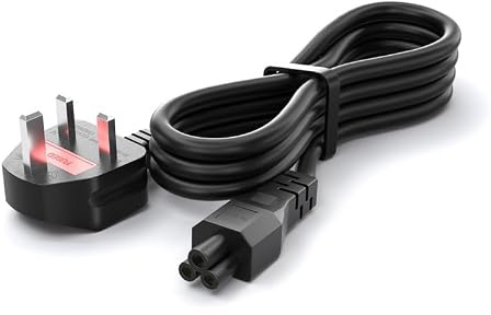 10FT Long 3 Prong TV Power Cord, NEMA 5-15P to C5 Power Cord Cable Compatible with LCD LED Smart TV 32LN5310 47LB5900 55GA6400, 1Pack