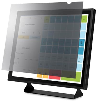 StarTech Filtre Confidentialité Écran PC 19 5:4, Réduction Bleue 51% | Antireflet, Réversible, Mat ou brillant, Protecteur d'écran, Microlouver, Dimensions 377x302mm
