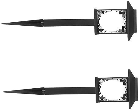 DOITOOL 2stücke Solarleuchten Garten Led-bodeneinbauleuchten Solarlampen Dekorative Gartenleuchten Bodenleuchten Solar Led Lichter Für Terrasse Umweltschutz Energiesparend Nachtschalter Au