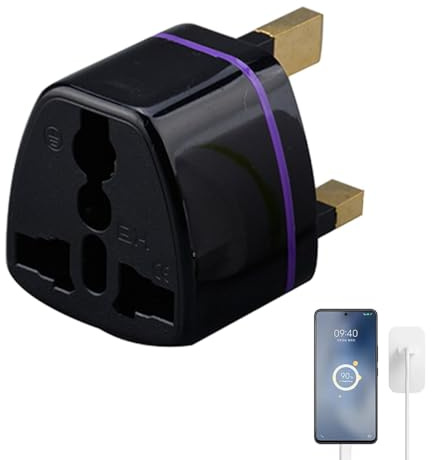 NEFLUM Adaptador de Enchufe de la UE a EE. UU. | Adaptador de Enchufe Europeo Internacional 50/60 hz 110-250 v,Adaptador de Enchufe Seguro Americano a Europa, pequeño convertidor de Enchufe Adaptador