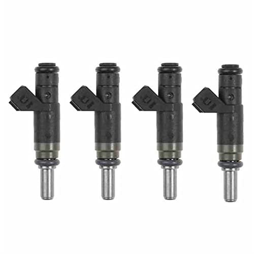 Einspritzdüsen für Autos Für B&MW 1 E87 E46 3 E90 E91 116i 118i 120i 316i 318i 320i 320si X3 E83 Z4 E85 Auto Kraftstoff Hochohmige Einspritzdüse 13537506158 HAENJA (Color : 4PCS)