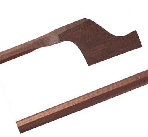 Professionelles Geigenzubehör Unlackierter 4/4-Bogenstockbogen Aus Brasilholz, 70 Cm, Starke Elastizität, Stabilität Für Kontrabassbögen