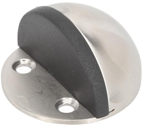 Bodentürstopper, 4er-Set Edelstahl-Türstopper, Schalldämpfend, Selbstklebender Türstopper für die Unterseite der Tür, Wand, Boden