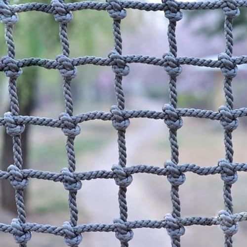 LoiYtrd Kletternde Gurtbänder Kletternetze for Spielplätze im Freien, wie viele Meter braucht Man, um EIN Paar Stücke zu bestellen? Gewebtes Trenngitter Sisalseil Zaungeflecht(14mmX10cm)