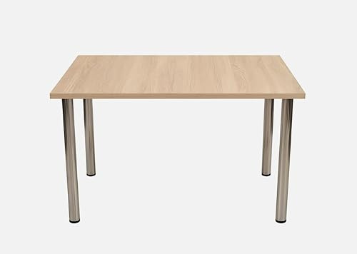 All4All Esstisch 100 cm - Wohnzimmer Tisch - Moderne Küchentisch - Esszimmermöbel - Dining Table - Esszimmertische - Küchentisch Klein - Sonoma 100 x 60 cm