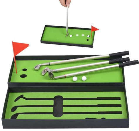 Bolígrafos de Golf, Gadgets de Golf Geniales y Divertidos, Juegos de Mesa para Deportes, Viajes, Oficina, Regalos de Cumpleaños, Navidad y Día del Padre