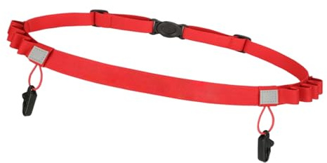 Laufgürtel Für Startnummern | Rennstartnummernhalter - Verstellbarer Sport Bauchgurt Für Radfahren Wandern Fitness Sportevents Zeitfahren