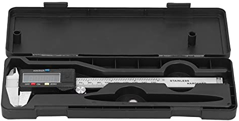 Itonash Caliper Vernier Numérique, Outil de Mesure en Acier Inoxydable avec Affichage Numérique et Sortie de Données, échange de Pouces Métriques pour la Gamme de 0 à 150 Mm
