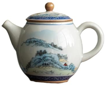 Juego De Té Para Adultos Leche Oolong Té Tie Guan Yin Jazmín Teaware Tipo Tetera China Ceremonia Cerámica Conjunto Antiguo Paisaje Juegos De Té Portátiles
