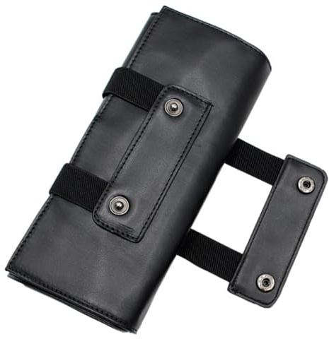 GETAJGHSD Borsa per Parrucchiera in Pelle Pu, Custodia Compatta e Portatile per Forbici, Stile Minimalista, per Parrucchieri in Viaggio o All'aperto