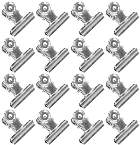Cabilock 30pcs Metal Windproof Clothes Pegs with 4cm Round Head, Stainless Steel Sock Fixing Clips for Home Laundry and Outdoor Drying